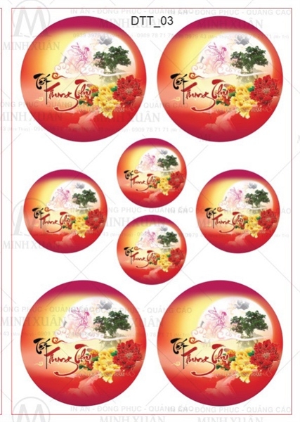 Decal Chủ Đề Trung Thu - DTT - DTT03