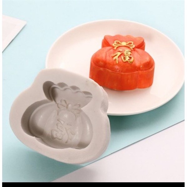 Khuôn Silicon - Túi Vàng - 6.8cm Nằm