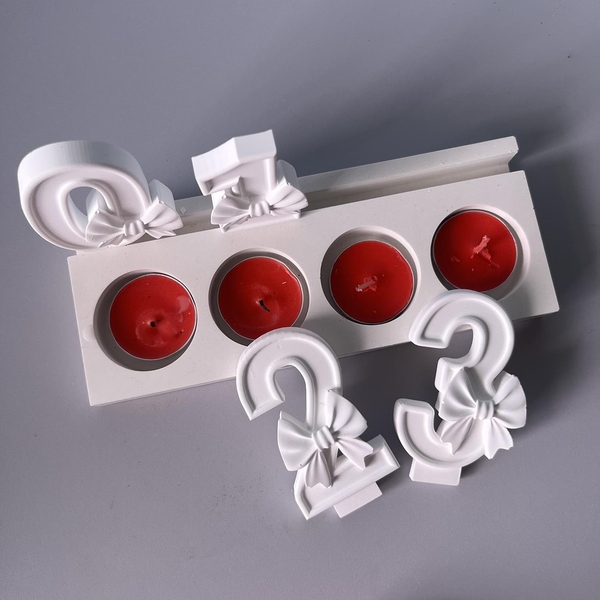 Khuôn Silicon - Số Nơ 0-9 - Số 4