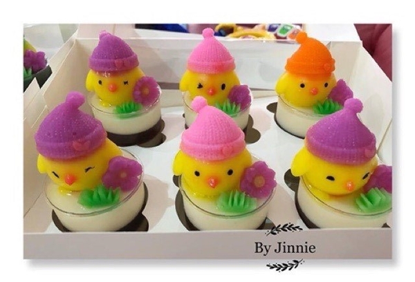 Khuôn Silicon - Động Vật - Con Gà Nón 1 Mảnh