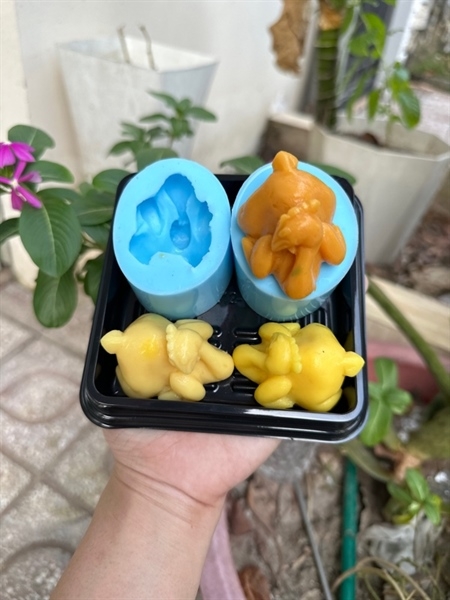 Khuôn Silicon - Động Vật - Con Gà Quay 5cm