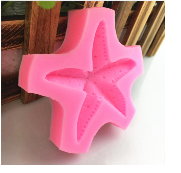 Khuôn Silicon - Biển - Sao - 7.4cm