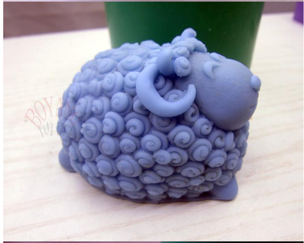 Khuôn Silicon - Động Vật - Cừu - Tai Xoắn