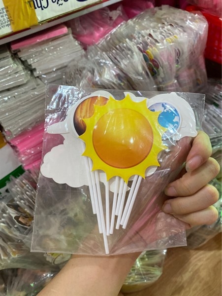 Set Cắm Mặt Trời Hành Tinh Phụ Kiện Trang Trí Bánh