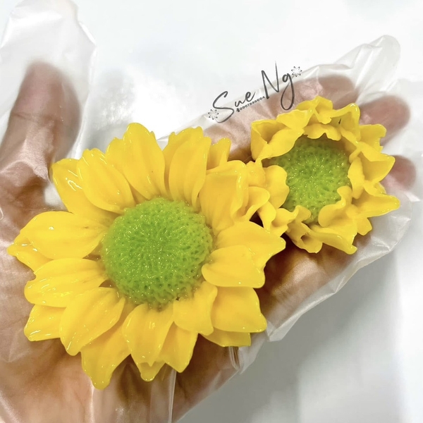 Khuôn Silicon - Hoa Hướng Dương - Set 2