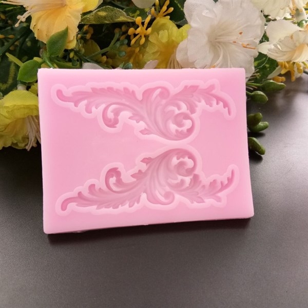 Khuôn Silicon - Viền Họa Tiết - Họa Tiết Cong 02