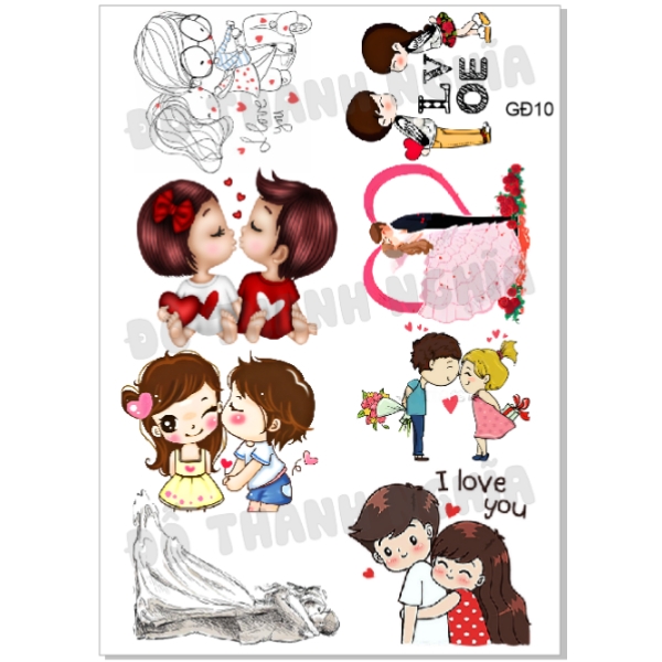 Decal Chủ Đề Gia Đình - GĐ -GĐ10