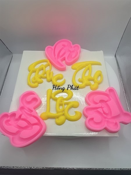Khuôn Silicon - Chữ Thư pháp - HP - Lộc