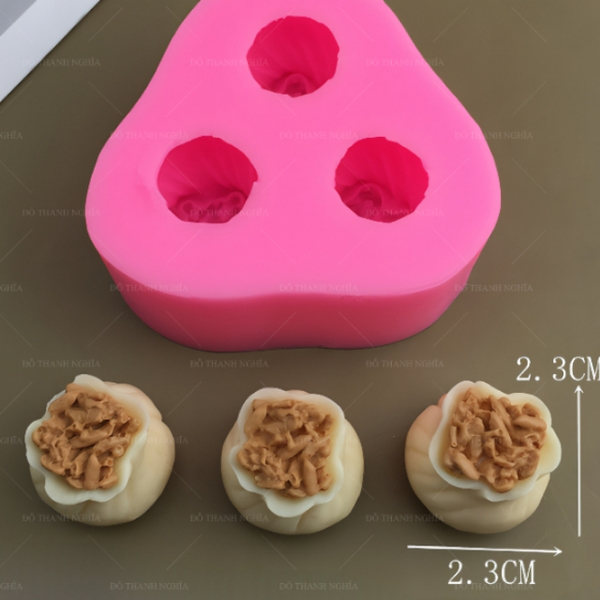 Khuôn Silicon - Món Ăn - Bún Nhỏ 3c