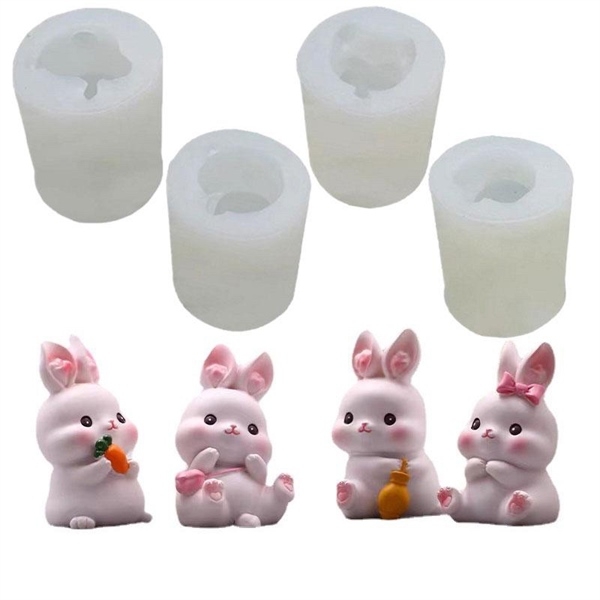 Khuôn Silicon - Động Vật - Con Thỏ - #1 Cà Rốt