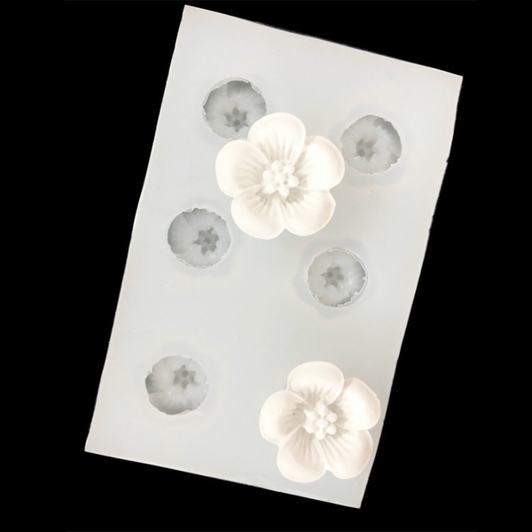 Khuôn Silicon - Hoa Mai Đào - 2.5cm - 6c HOT