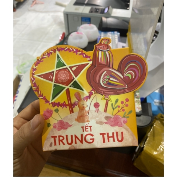 Hộp Giấy - Bánh Trung Thu Quai Xách - 1 Bánh - 1B03