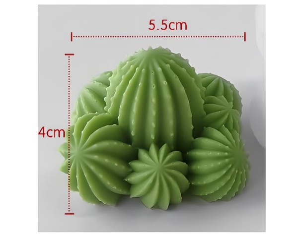 Khuôn Silicon - Sen Đá - Quanh Khía 5.5cm 7c
