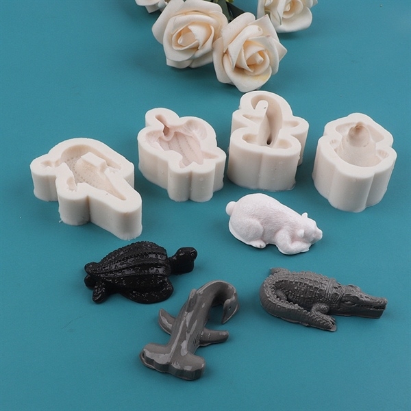 Khuôn Silicon - Động Vật - Gấu Bắc Cực 4.5cm