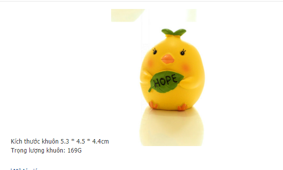 Khuôn Silicon - Động Vật - Con Gà Ú Chữ Hope