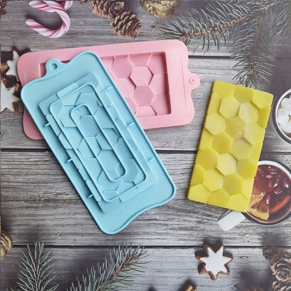 Khuôn Silicon - Viền VN - 17x8cm - VN04 - Tổ Ong Lớn