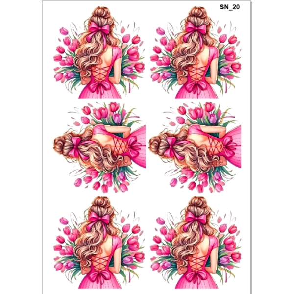 Decal Chủ Đề Phụ Nữ - DPN - DPN20