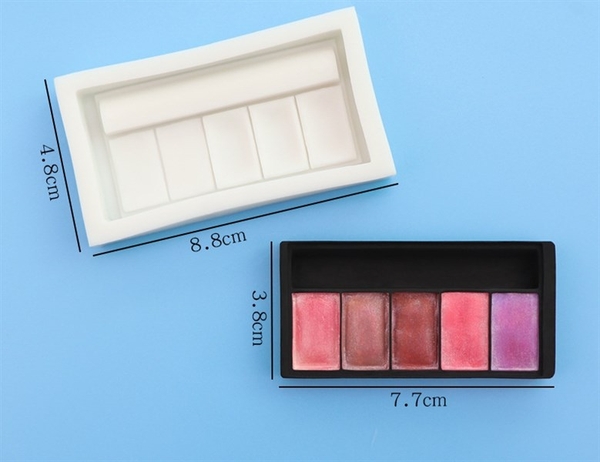 Khuôn Silicon - Trang Điểm - #4 Phấn Chữ Nhật