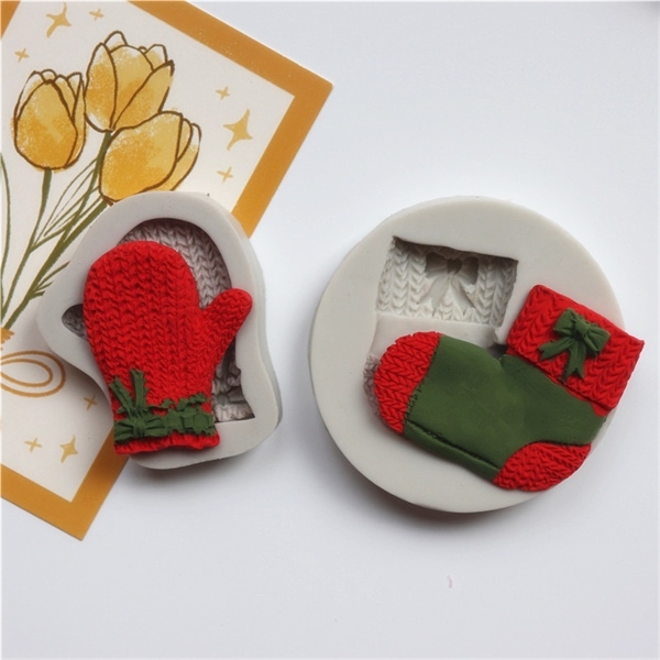 Khuôn Silicon - Quần Áo - Bao Tay 5.8cm