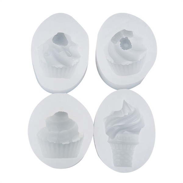 Khuôn Silicon - Cây Kem Cherry