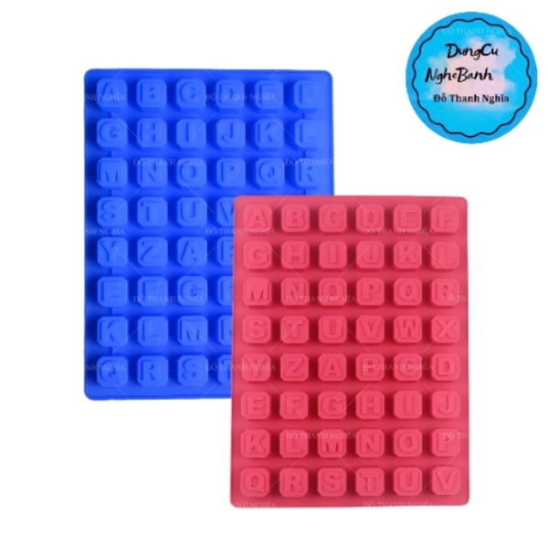 Khuôn Silicon - Chữ K Số - 2cm - Bậc Vuông