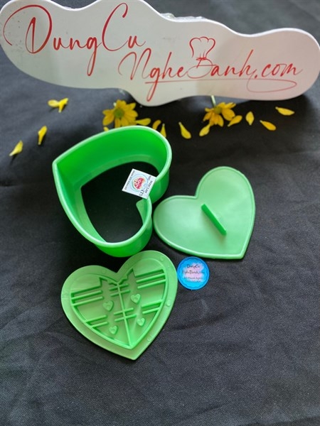 Khuôn Ấn Xôi - Tim NL - 15cm - SONG HỶ