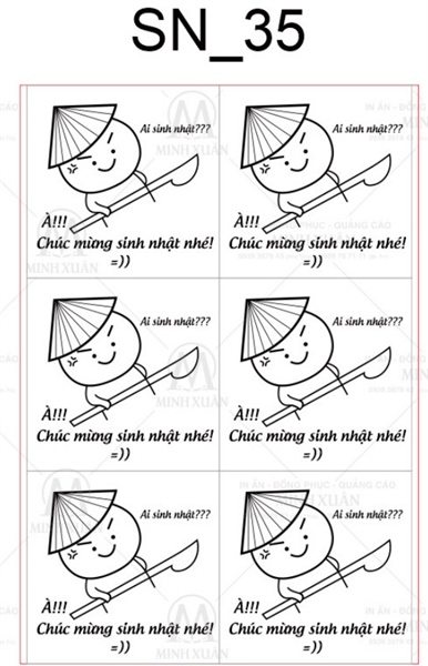 Decal Chủ Đề Sinh Nhật - DSN - DSN35