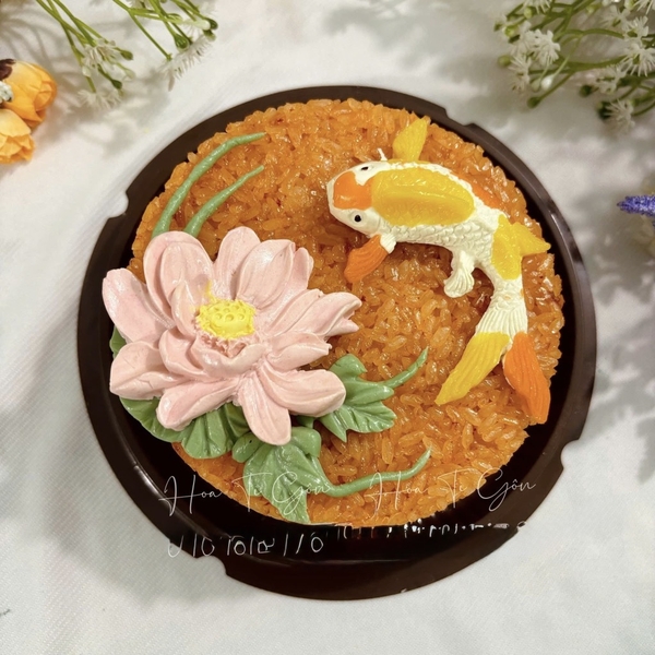 Khuôn Silicon - Biển - Cá Koi 9cm