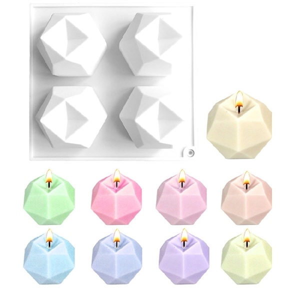Khuôn Silicon - Bia - Vuông - Chậu Trụ 5.6cm