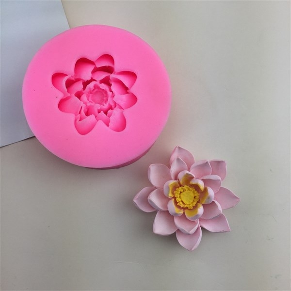 Khuôn Silicon - Hoa Sen Thái Nở - Sen Cánh Nhọn 5.5cm