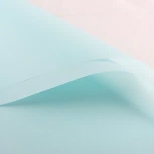 Giấy Bó Hoa Gói Hoa Satin Trơn - 20 Tờ Sấp - Xanh Baby Hot