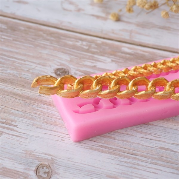 Khuôn Silicon - Viền Chuỗi Dây - Xích 2c - 27cm