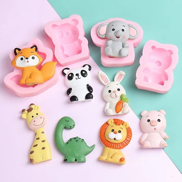 Khuôn Silicon Động Vật Con Heo 4.5cm