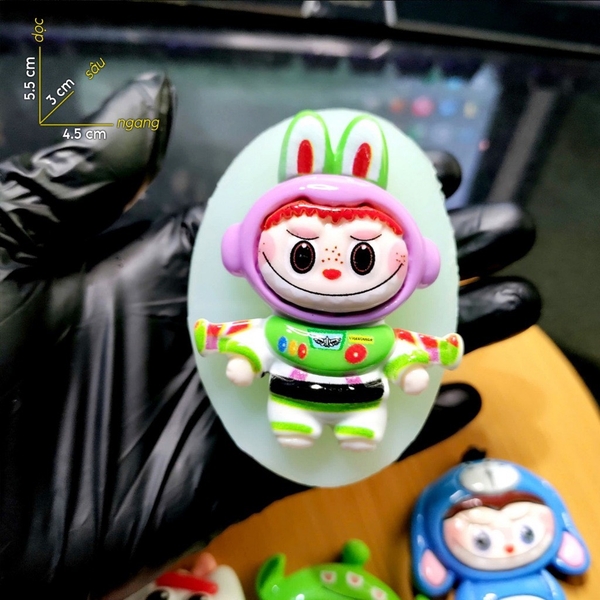 Khuôn Silicon - Labubu Nhỏ - Phi Hành Gia