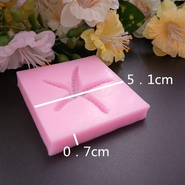 Khuôn Silicon - Biển - Sao - 4cm