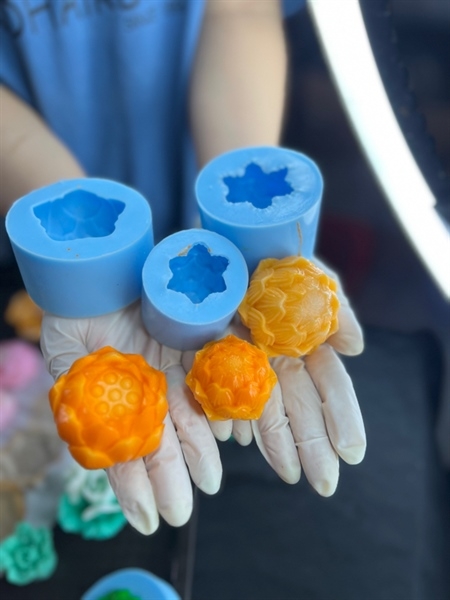 Khuôn Silicon - Búp Sen Set 3