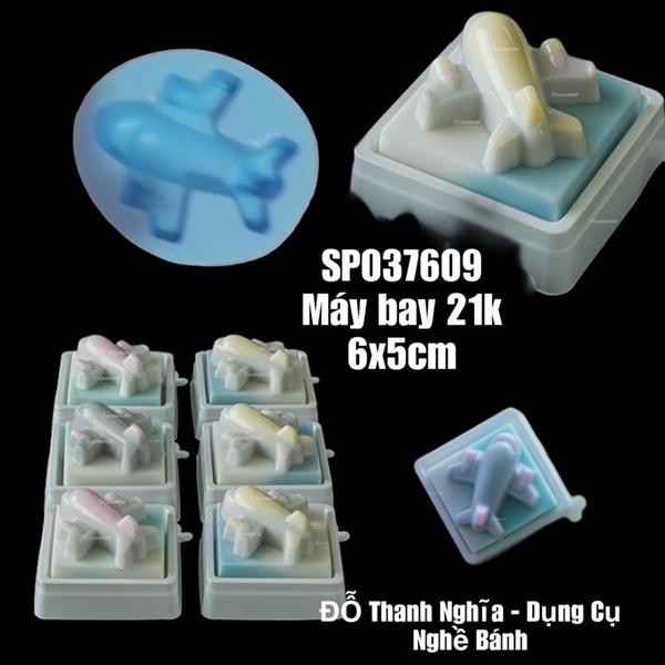 Khuôn Silicon - Máy Bay - 5cm