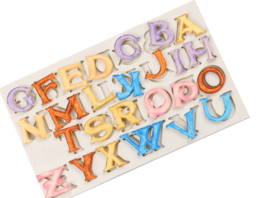 Khuôn Silicon - Chữ Cái IN - #3 - 2cm