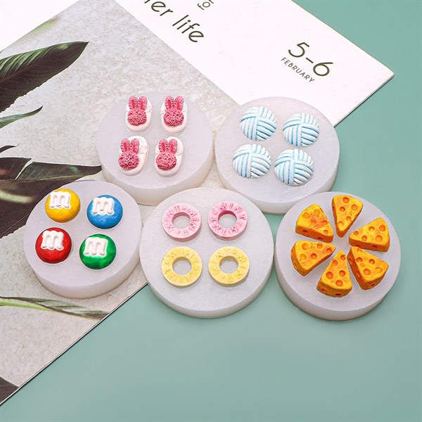 Khuôn Silicon - Kẹo - Cuộn Len 4c