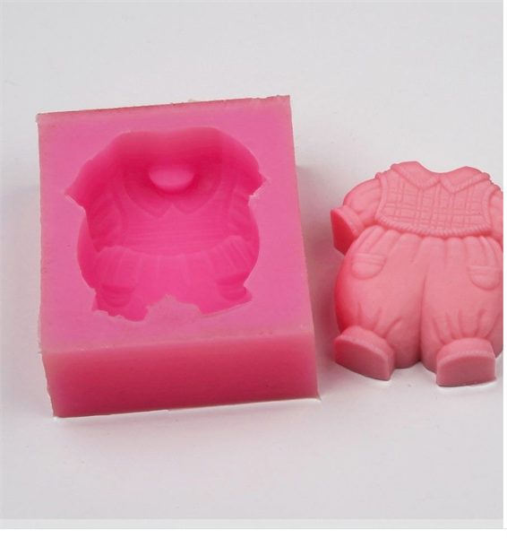 Khuôn Silicon - Quần Áo - Bộ Bé Gái