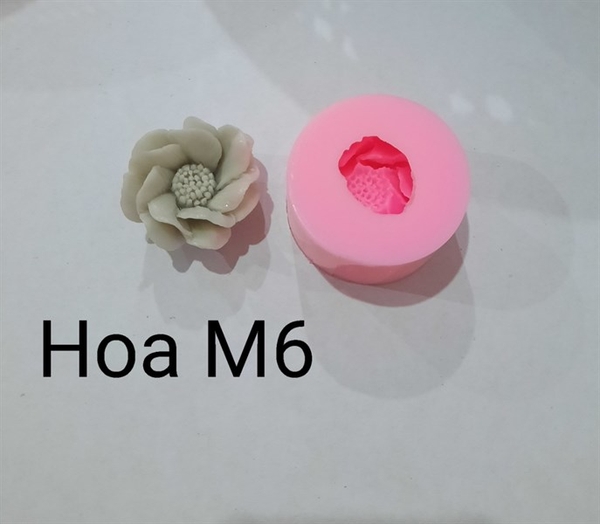 Khuôn Silicon - Hoa Cúc Xoay M6 - 4.5cm