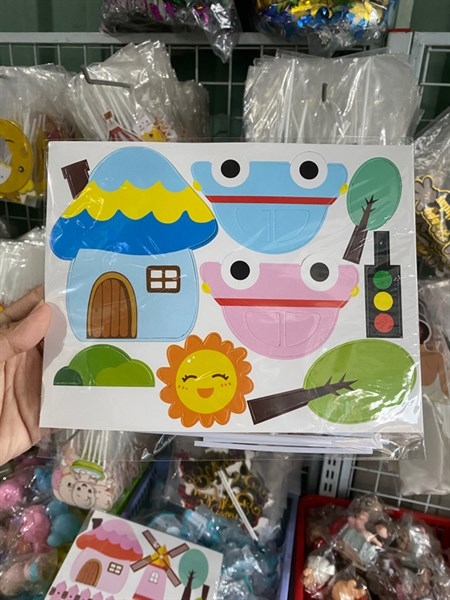 SET CẮM NHÀ NẤM -Ô TÔ BIỂN BÁO PHỤ KIỆN TRANG TRÍ BÁNH