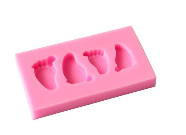 Khuôn Silicon - Em Bé - Bàn Chân 4cm 4c
