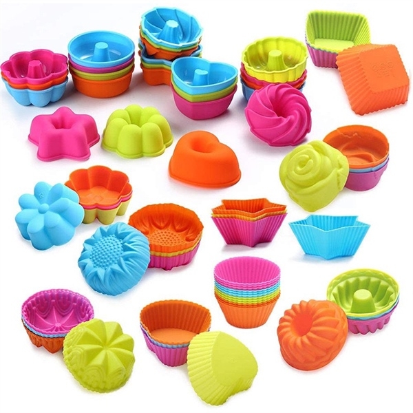 [10 cup] Khuôn Silicon - Cup Set 7cm - M11 - Hướng Dương