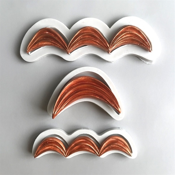 Khuôn Silicon - Viền Chuỗi Dây - Sóng 1c
