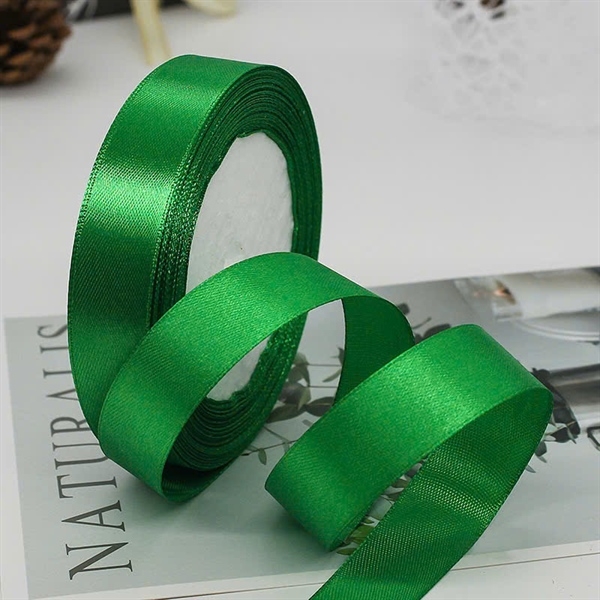 Ruy Băng Trang Trí - Thường - 2cm- xanh lá trơn 15k