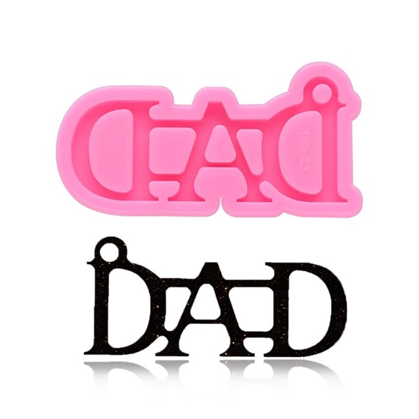 Khuôn Silicon - Chữ MOM DAD Set 2