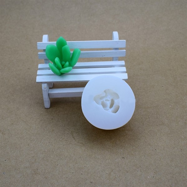Khuôn Silicon - Sen Đá TIA - 4cm - 7 Nhánh