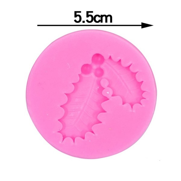 Khuôn Silicon - Lá Trạng Nguyên - 4cm - 2 Lá