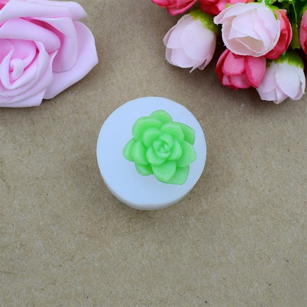 Khuôn Silicon - Sen Đá Nở - 3cm - Xòe 3 Tầng